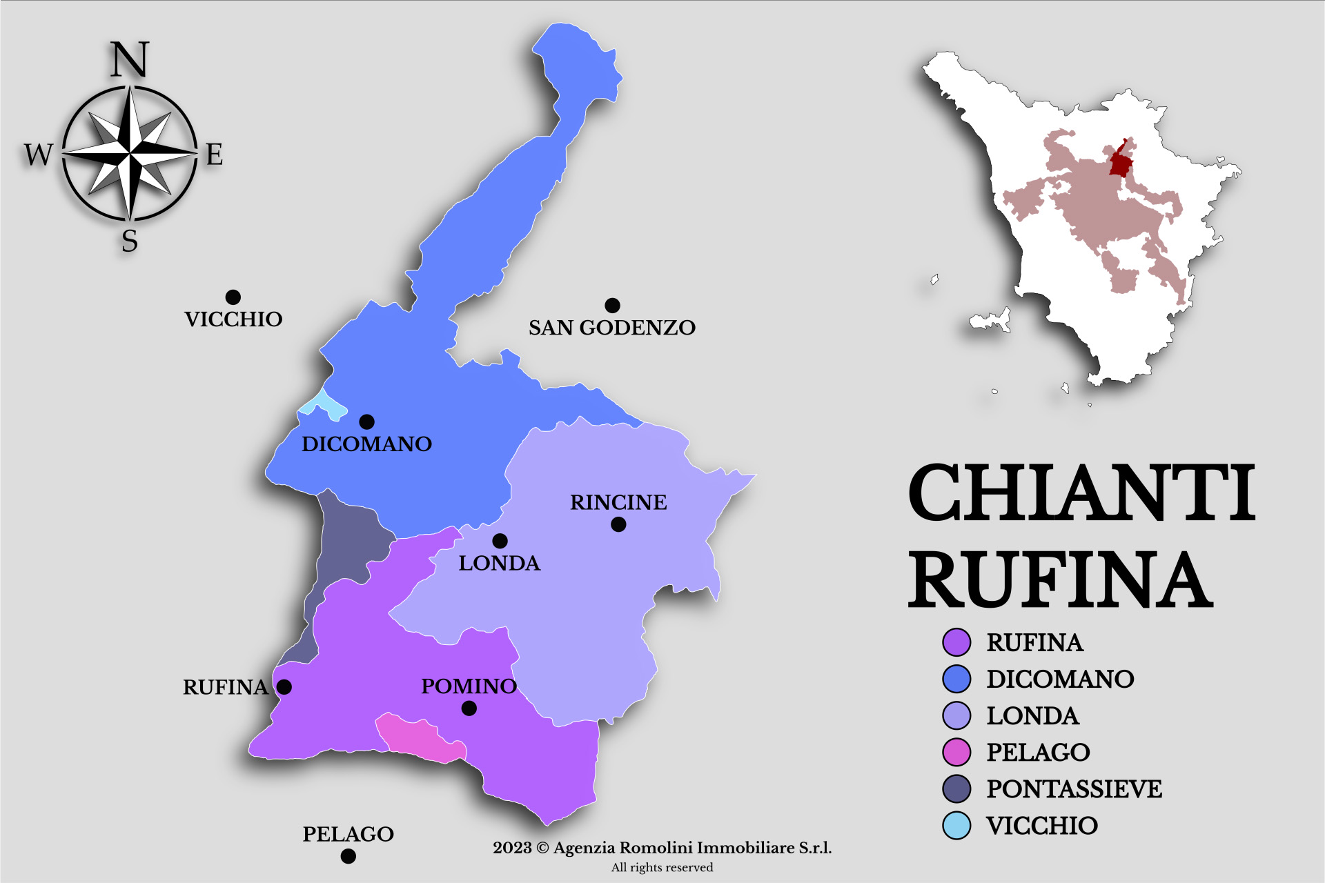 Oblast Chianti Rufina DOCG